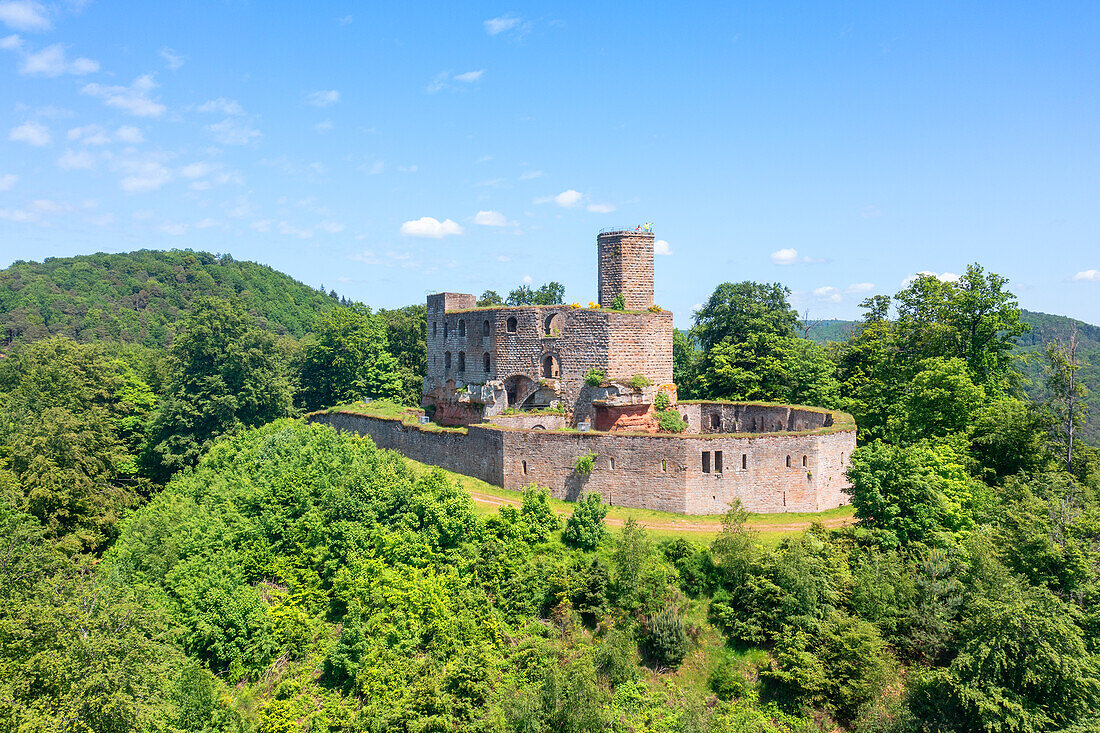 Burg Gräfenstein, Merzalben, Pfälzer Wald, Rheinland-Pfalz, Deutschland