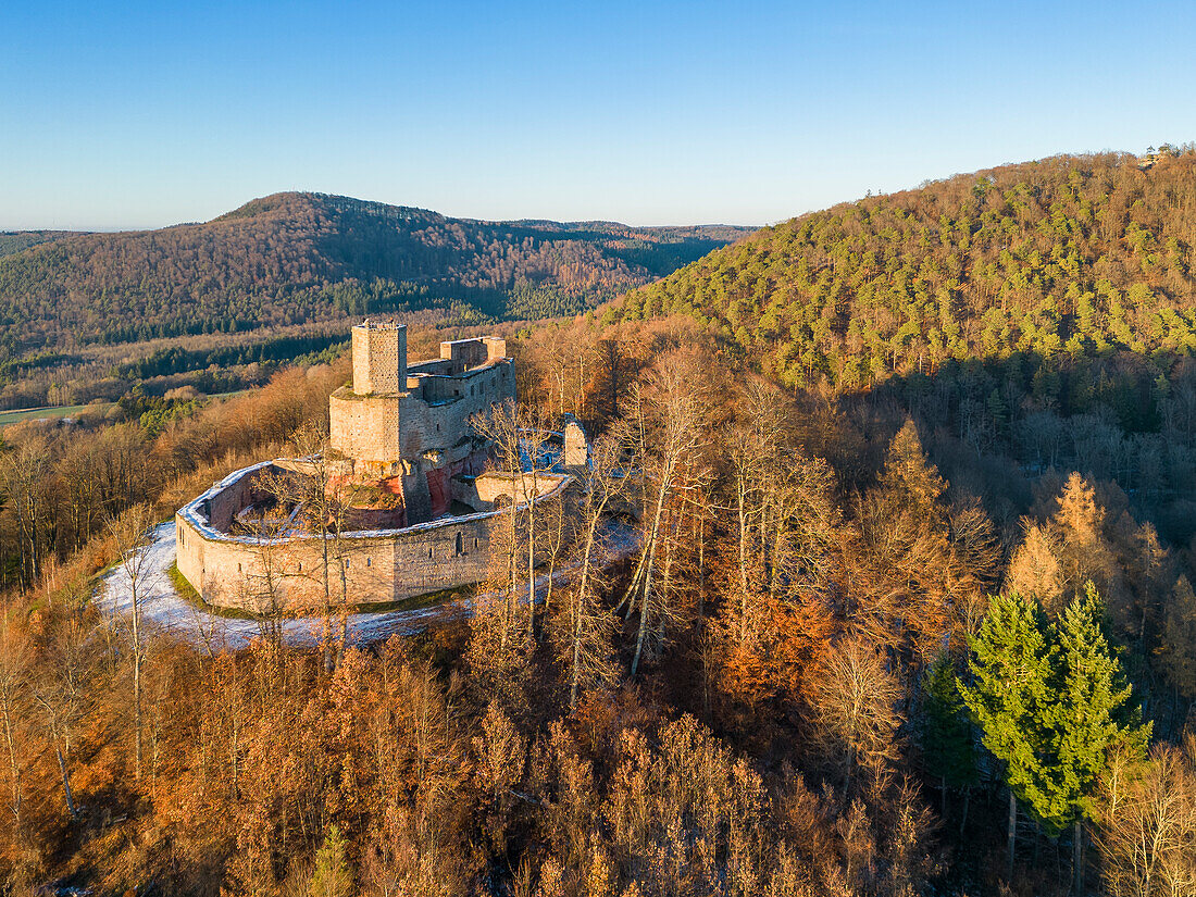 Burg Gräfenstein, Merzalben, Pfälzer Wald, Rheinland-Pfalz, Deutschland