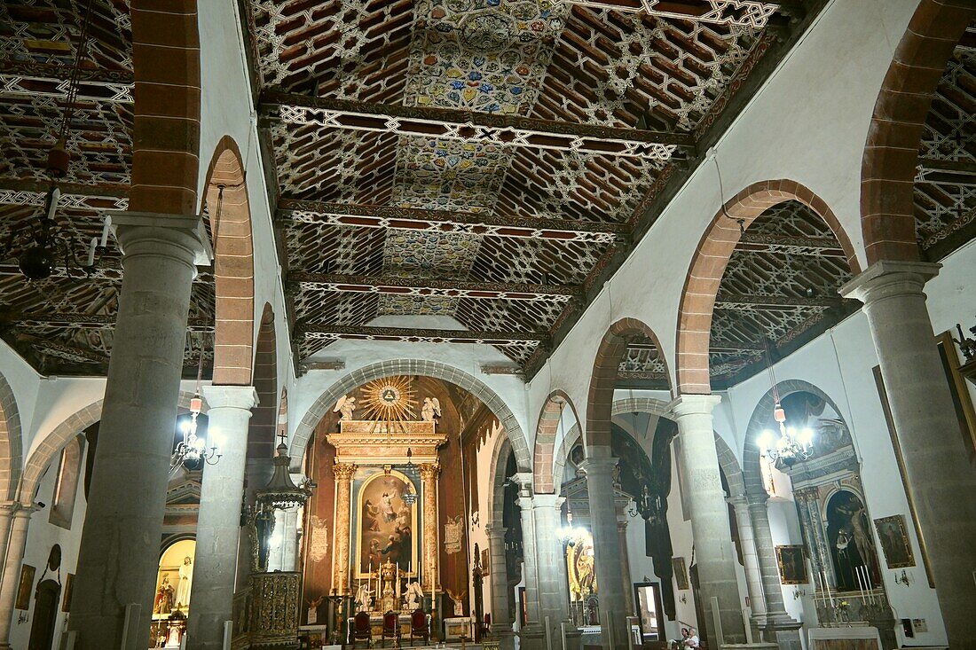 El Salvador at Plaza Espana, Santa Cruz, La Palma, Canary Islands, Spain