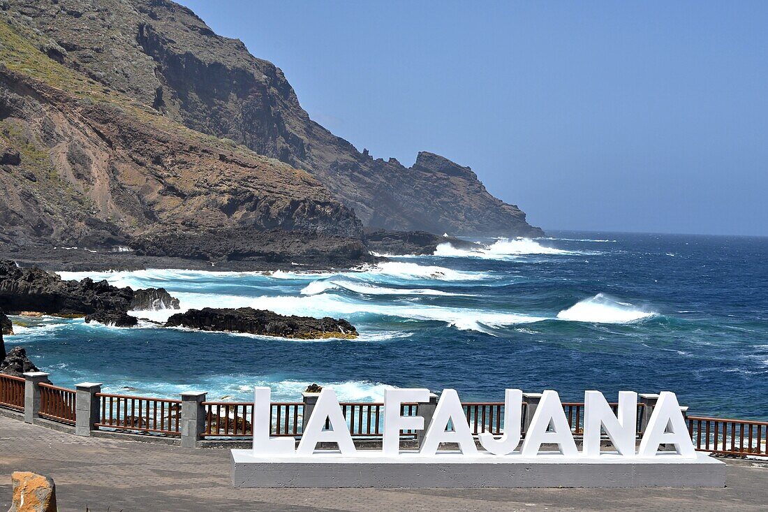 Coast of La Fajana near Barlovento, North La Palma, Canary Islands, Spain