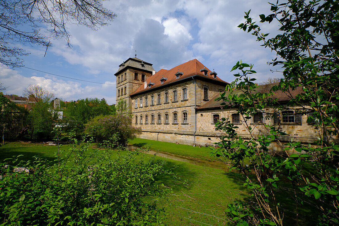 Schloss Burgpreppach im Naturpark Haßberge, Markt Burgpreppach bei Hofheim i. Ufr, Landkreis Hassberge, Unterfranken, Franken, Bayern, Deutschland