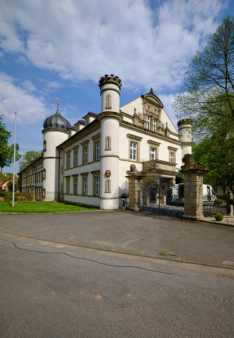Schloss in Ditterswind, Gemeindeteil des Marktes Maroldsweisach, Landkreis Haßfurt, Unterfranken, Franken, Bayern, Deutschland