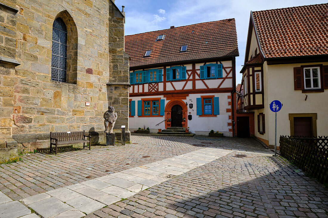 Historic old town of Sesslach, district of Coburg, Upper Franconia, Franconia, Bavaria, Germany