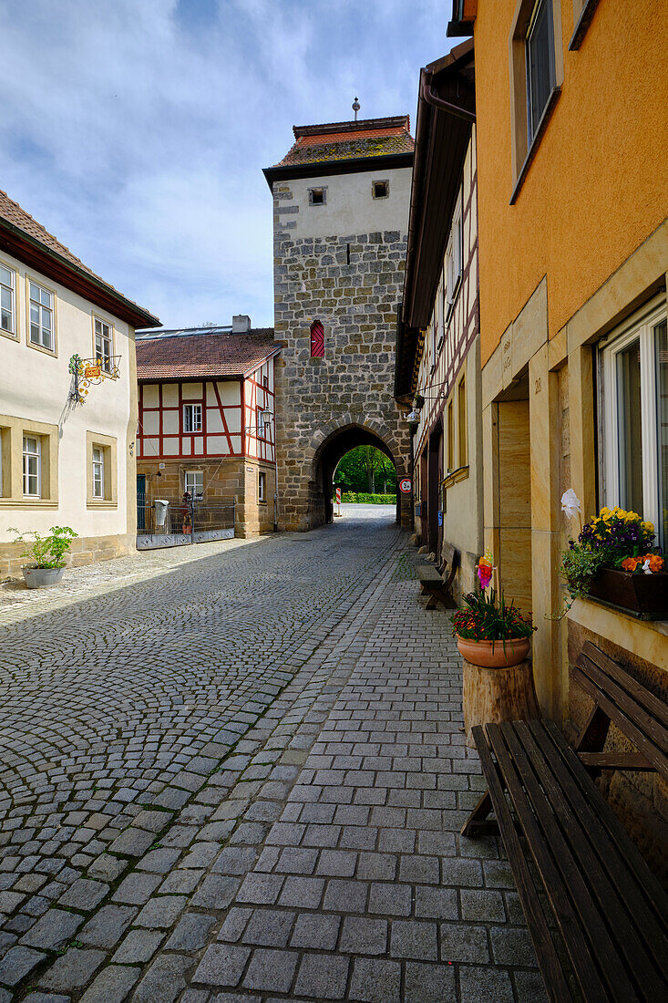 Historic old town of Sesslach, district of Coburg, Upper Franconia, Franconia, Bavaria, Germany