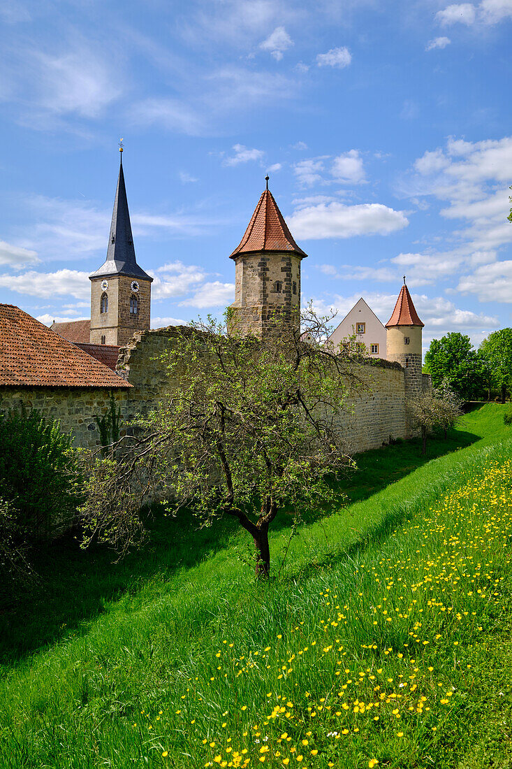 Historic old town of Sesslach, district of Coburg, Upper Franconia, Franconia, Bavaria, Germany