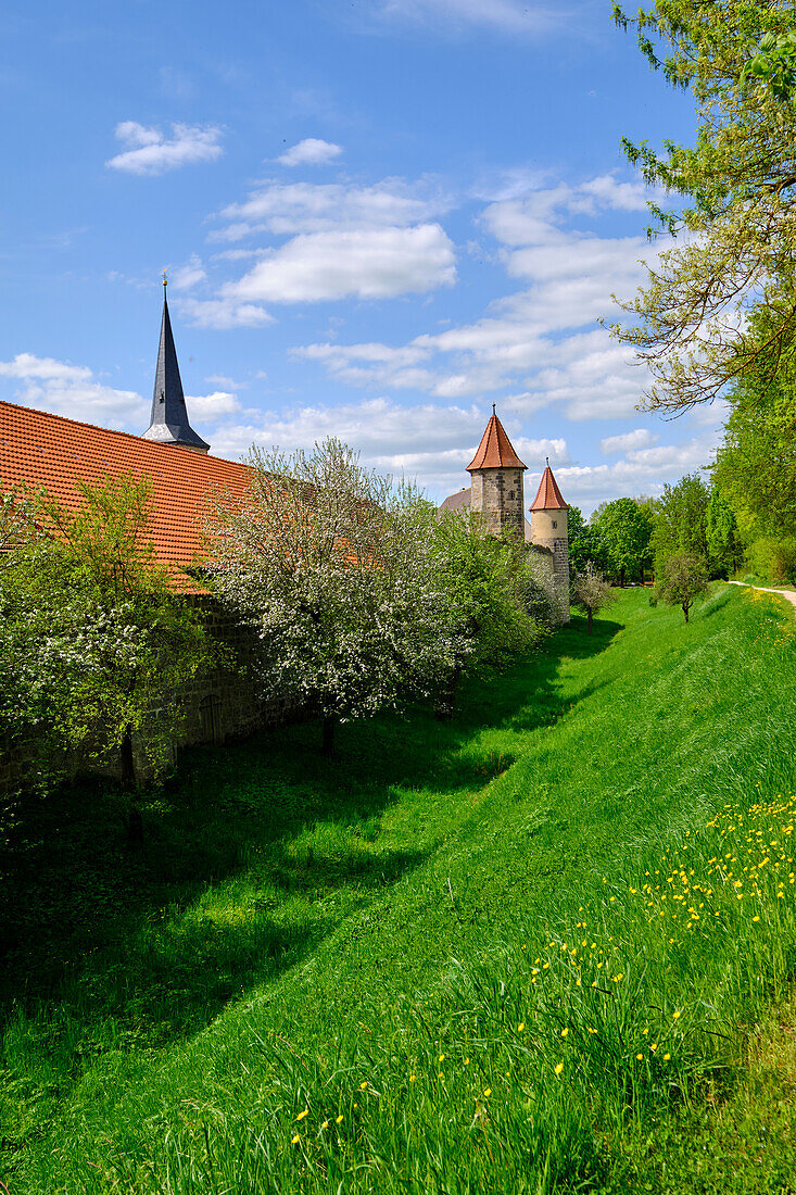 Historic old town of Sesslach, district of Coburg, Upper Franconia, Franconia, Bavaria, Germany