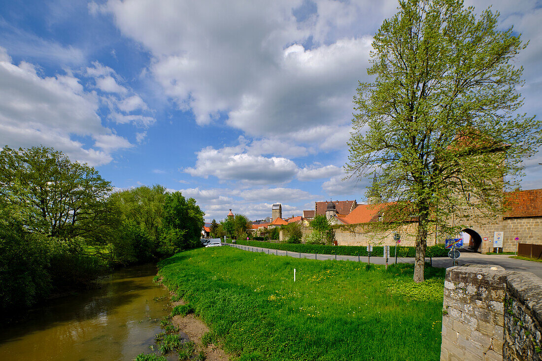 Historische Altstadt von Seßlach, Landkreis Coburg, Oberfranken, Franken, Bayern, Deutschland