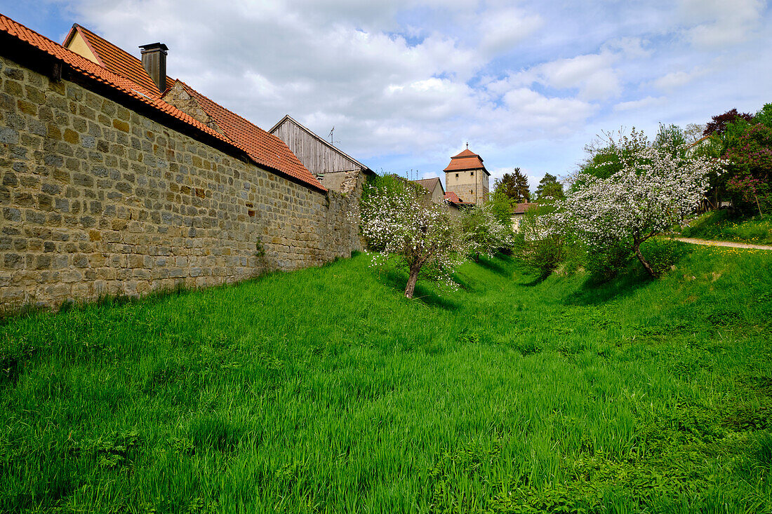 Historic old town of Sesslach, district of Coburg, Upper Franconia, Franconia, Bavaria, Germany