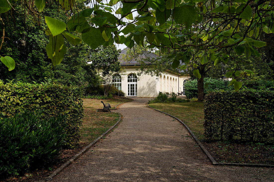 Kurpark Bad Neustadt, Landkreis Rhön-Grabfeld, Unterfranken, Franken, Bayern, Deutschland\n