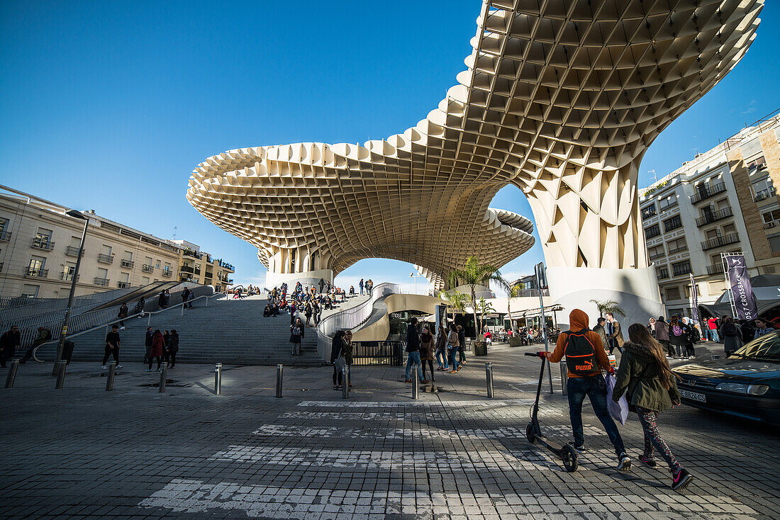 Metropol Parasol, Sevilla, Andalusien, Spanien