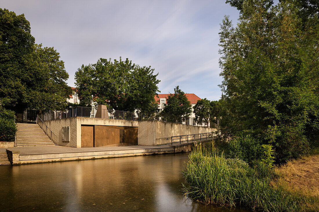 UNESCO World Heritage Site &quot;Jewish-Medieval Heritage in Erfurt&quot;, mikveh at the Krämerbrücke, Erfurt, Thuringia, Germany