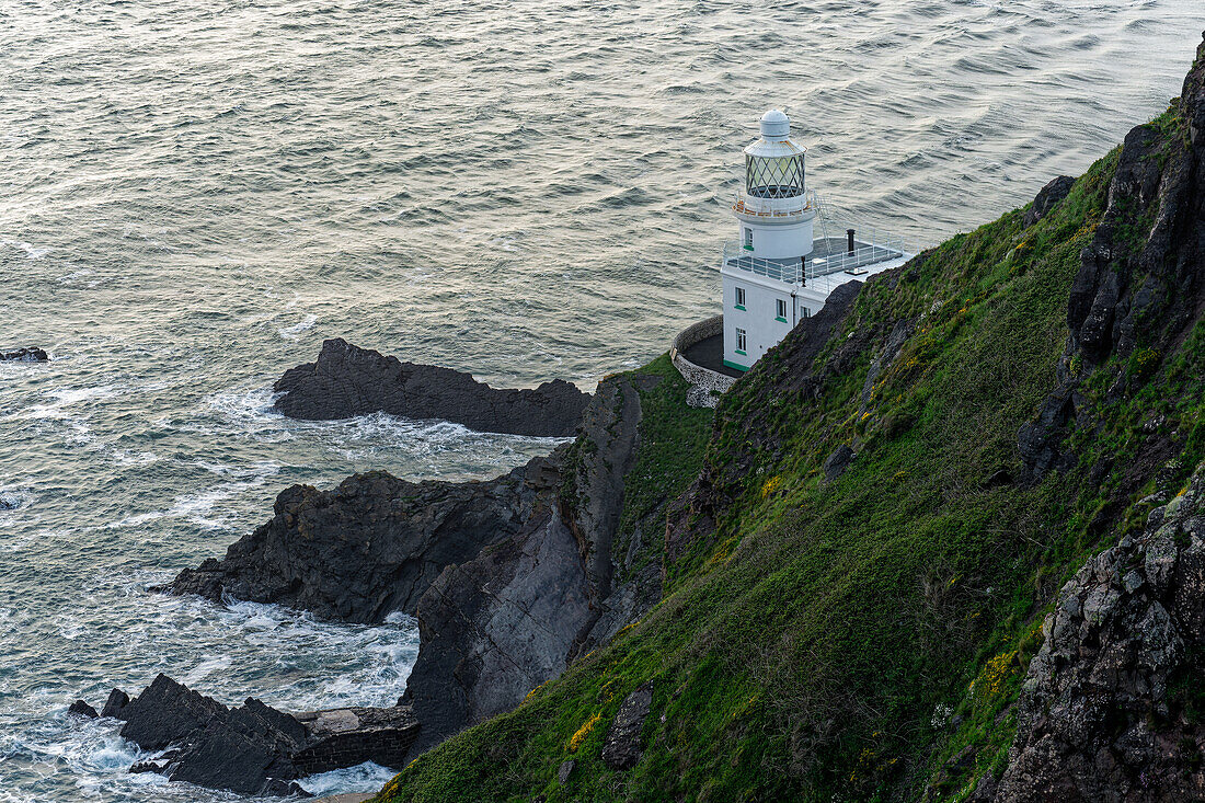 England, Devon, North West Coast, Hartland Point Lighthouse