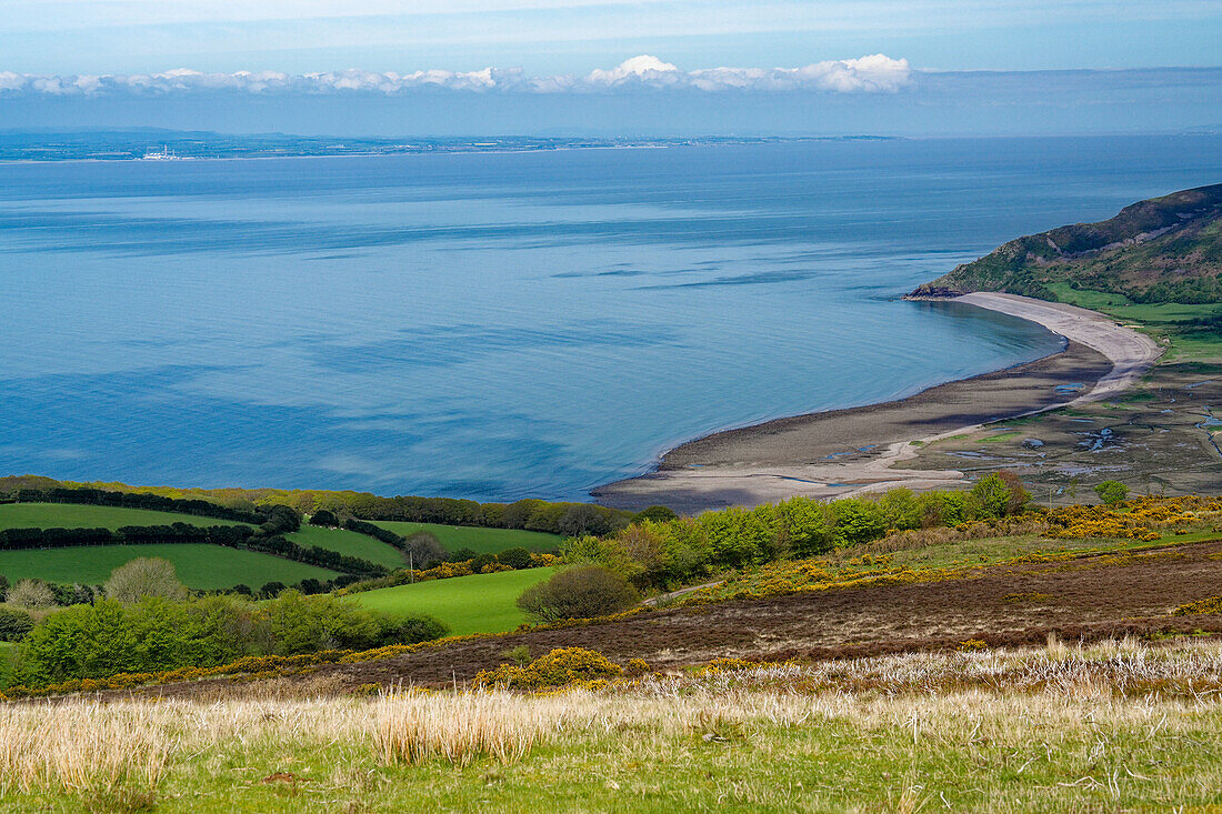 England, Devon, North Coast, Exmore National Park, Porlock hill