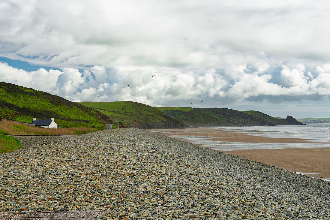 Großbritannien, Wales, Pembrokeshire, Strand Newgale Beach