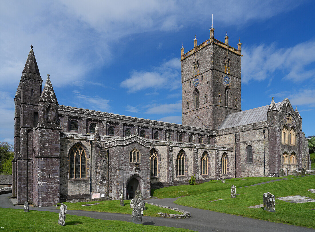 Großbritannien, Wales, Pembrokeshire, Kathedrale von St Davids