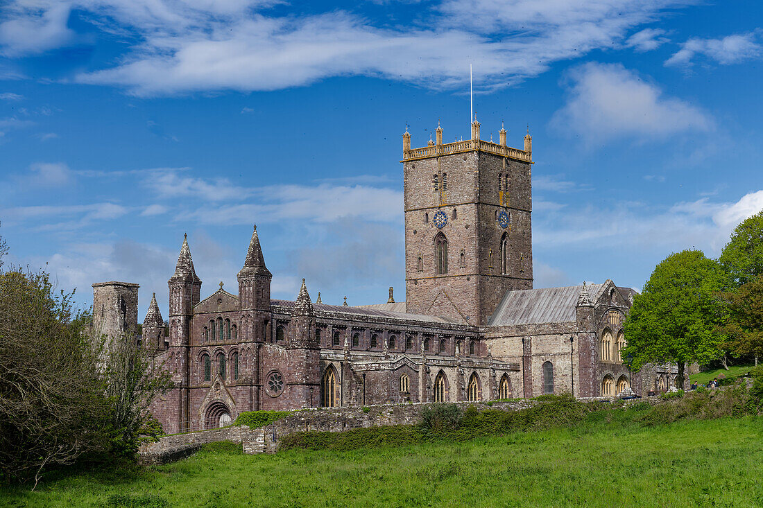 Großbritannien, Wales, Pembrokeshire, Kathedrale von St. Davids
