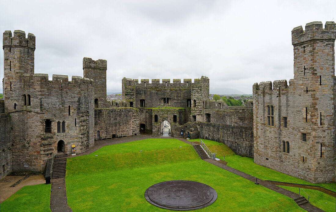 Great Britain, North West Wales, Caernarfon castle