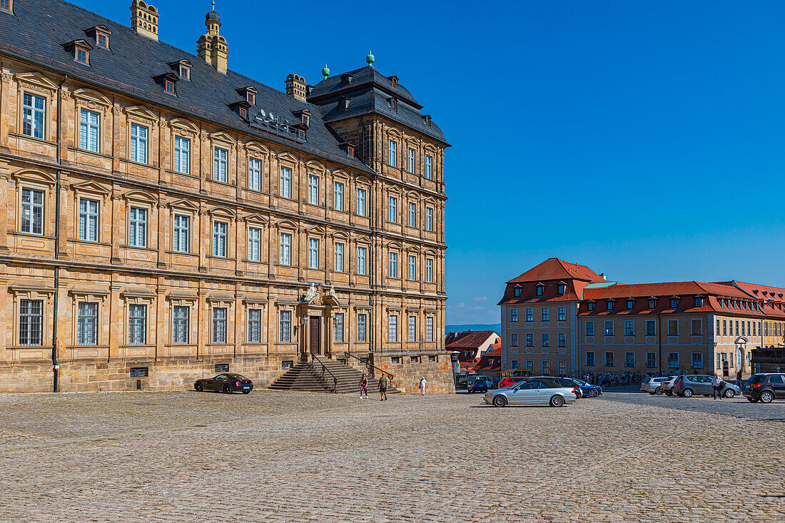 Cathedral Square in Bamberg, Bavaria, Germany