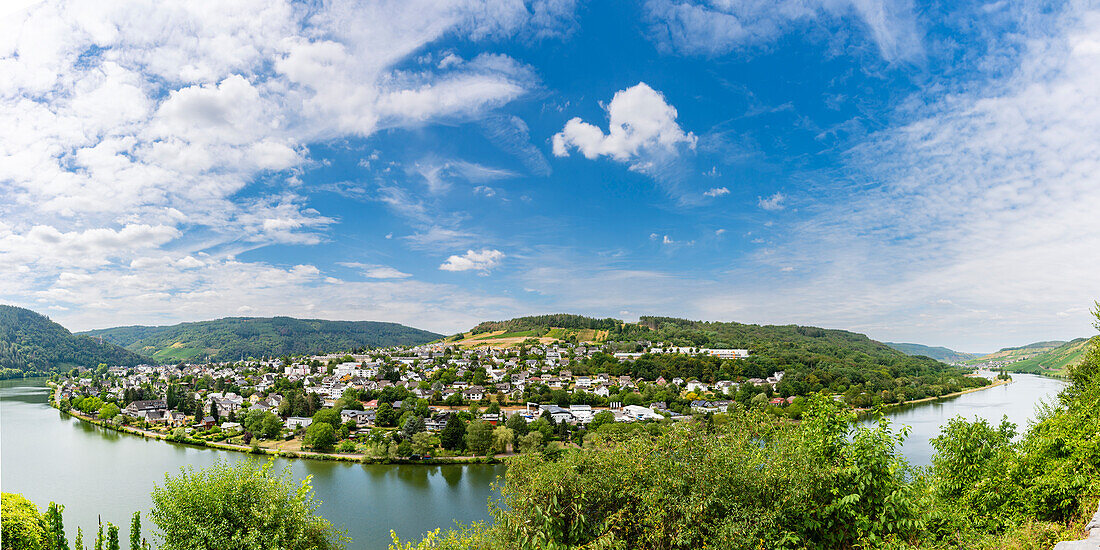 Traben-Trarbach, Stadtteil Traben, Mosel, Kreis Bernkastel-Wittlich, Rheinland-Pfalz, Deutschland, Europa