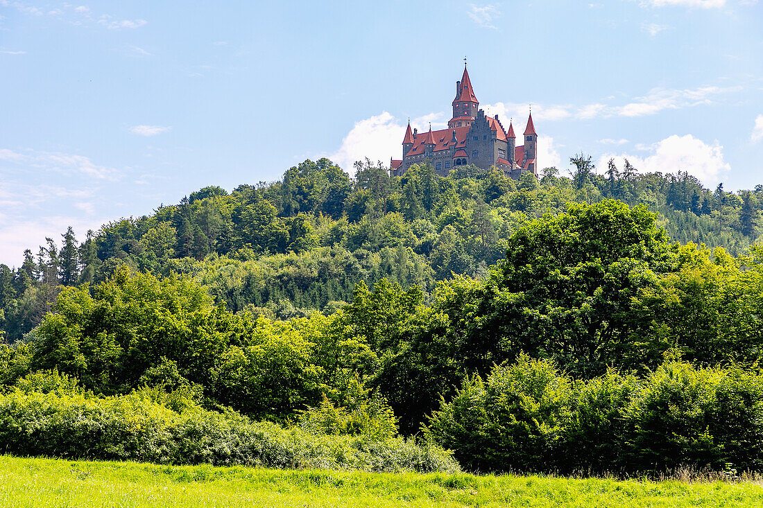 Burg Bouzov in Mähren in Tschechien