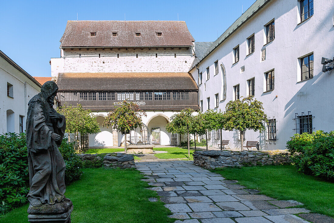 Prácheňské muzeum in der Burg Královský hrad in Písek in Südböhmen in Tschechien