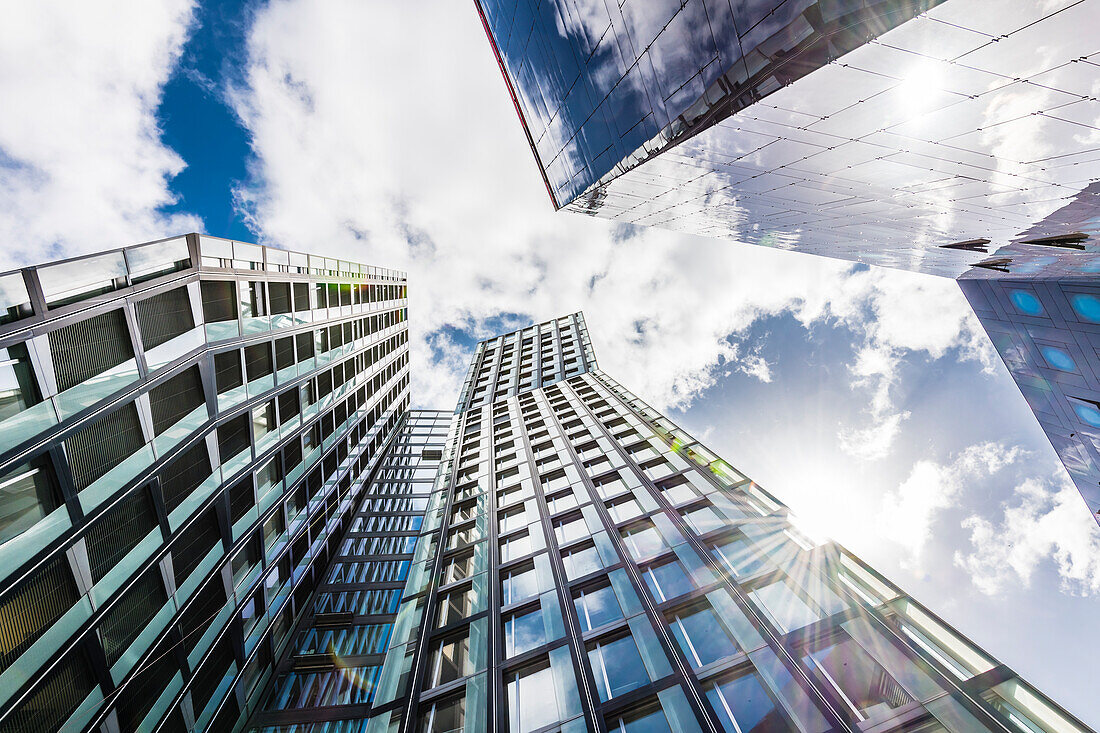 Dancing towers, high-rise building, Reeperbahn, St. Pauli, Hamburg, Germany