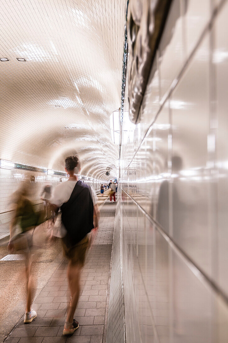 St. Pauli-Elbtunnel, Alter Elbtunnel, Hamburg-Mitte, Hamburg, Deutschland