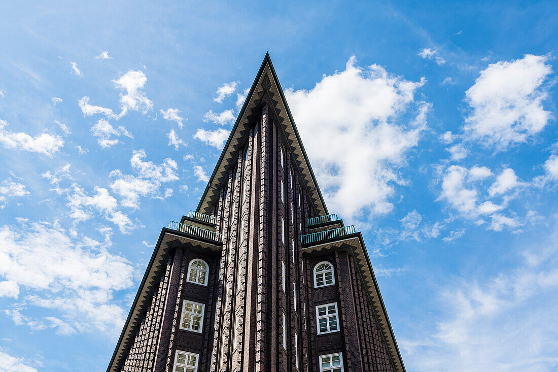 Chilehaus, Kontorhaus im Hamburger Kontorhausviertel, Hamburg-Altstadt, Hamburg, Deutschland