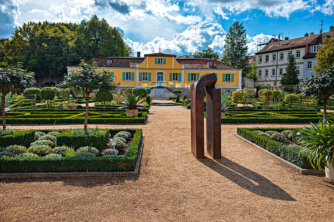 Leonhart Fuchs Garden in Ansbach, Bavaria, Germany