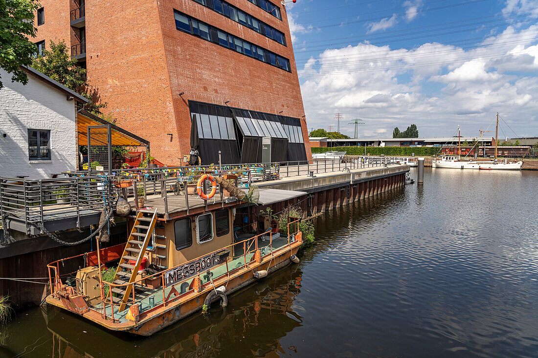 The Fraunhofer Center for Maritime Logistics and Services CML in the Harburg Inland Harbor, Harburg, Hamburg, Germany