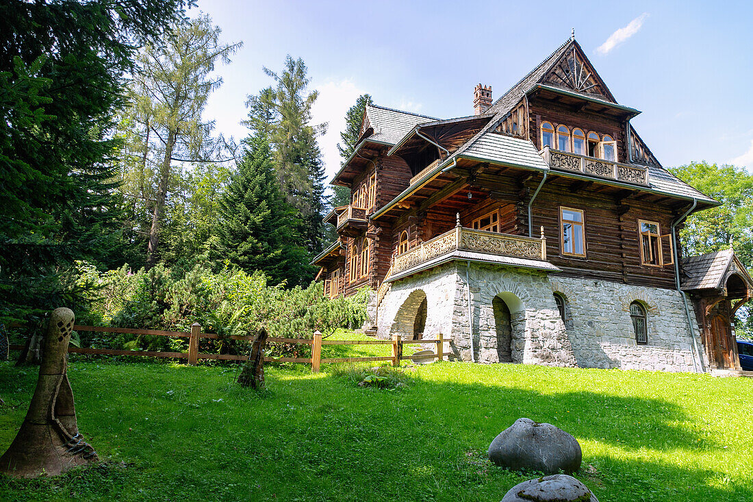 Villa Pod Jedlami in Zakopane in the High Tatras in Poland