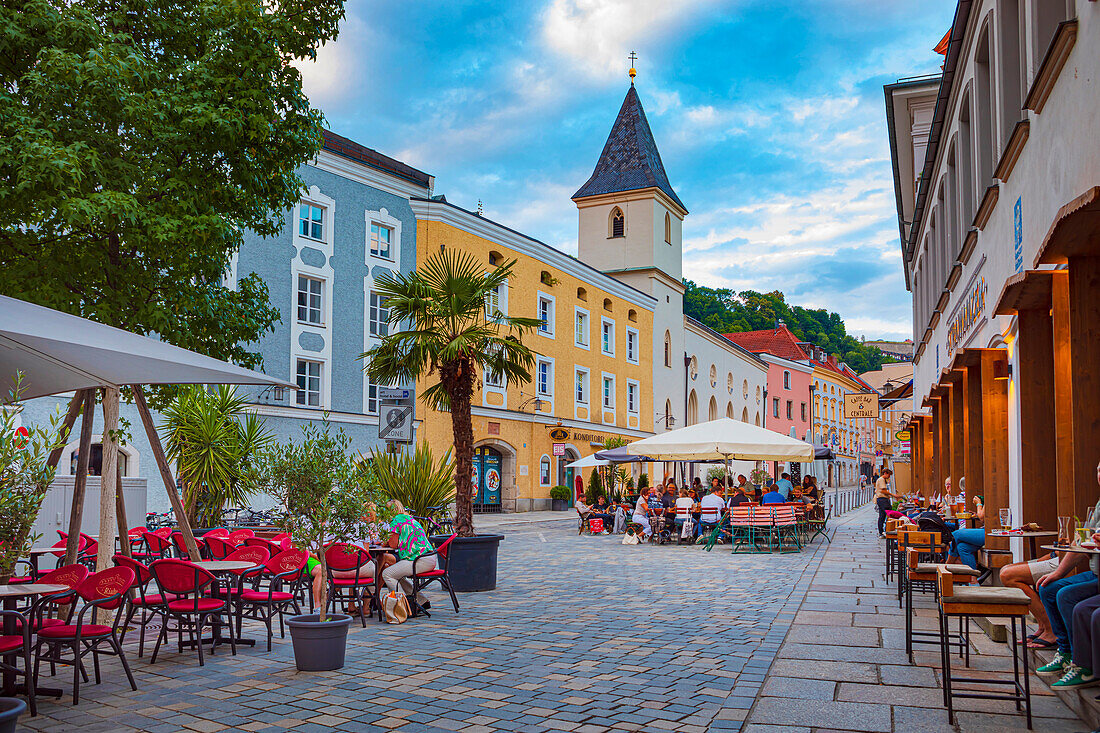 Rindermarkt in Passau, Bayern, Deutschland
