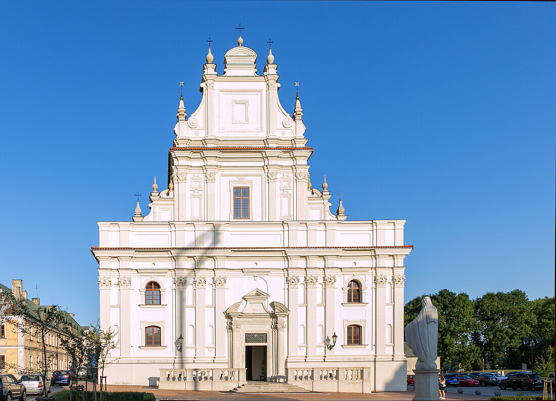 Franziskanerkirche, Kirche der Verkündigung (Kościół Zwiastowania Franciszkanów) in Zamość in der Wojewodschaft Lubelskie in Polen