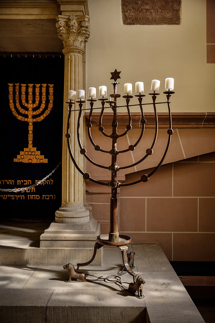 UNESCO Welterbe "SchUM Stätten", Synagoge in Worms, Rheinland-Pfalz, Deutschland, Europa
