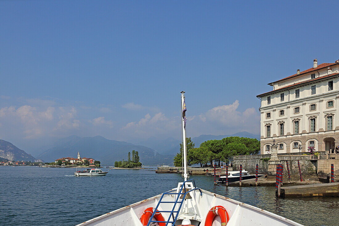 Palazzo Borromeo auf der Isola Bella, Lago Maggiore, Piemont, Italien