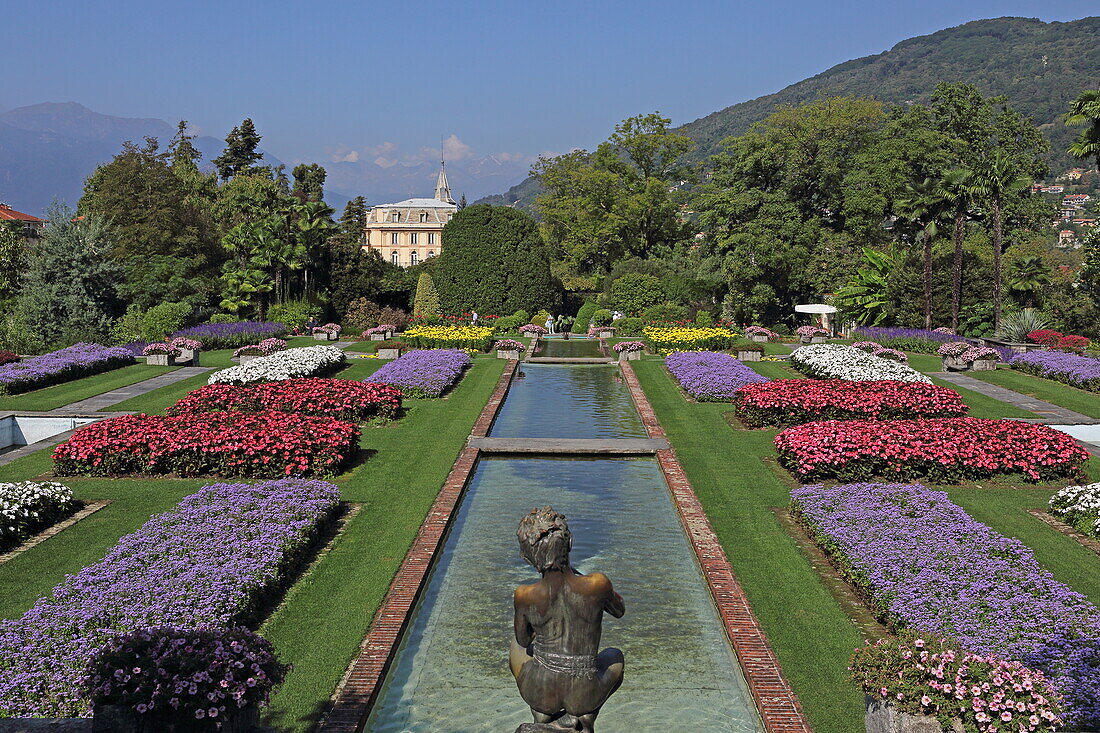 Garden of Villa Taranto, Verbania, Lake Maggiore, Piedmont, Italy