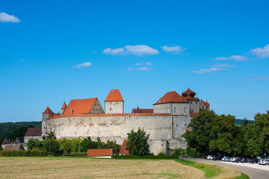 Harburg, in Wörnitz near Nördlingen, on the Romantic Road, Bavaria, Germany