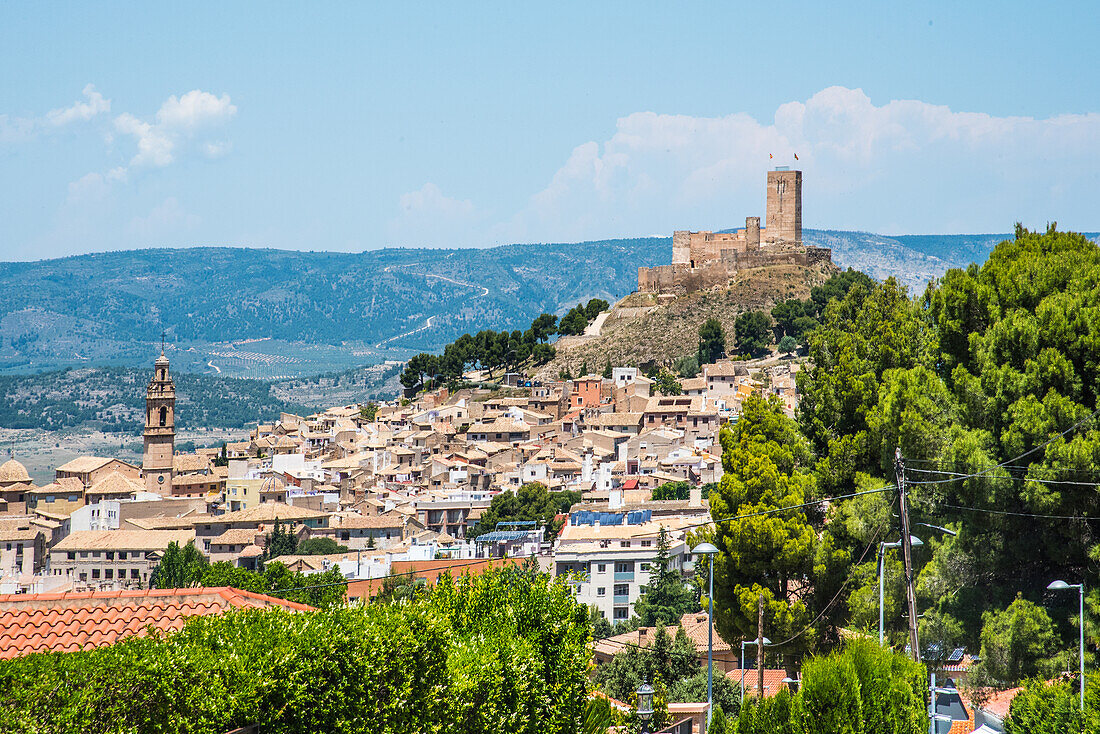 Castilio de Atalaya, in Biar, province of Alicante, Moorish from 800 to 1400, then until 1700, Spanish