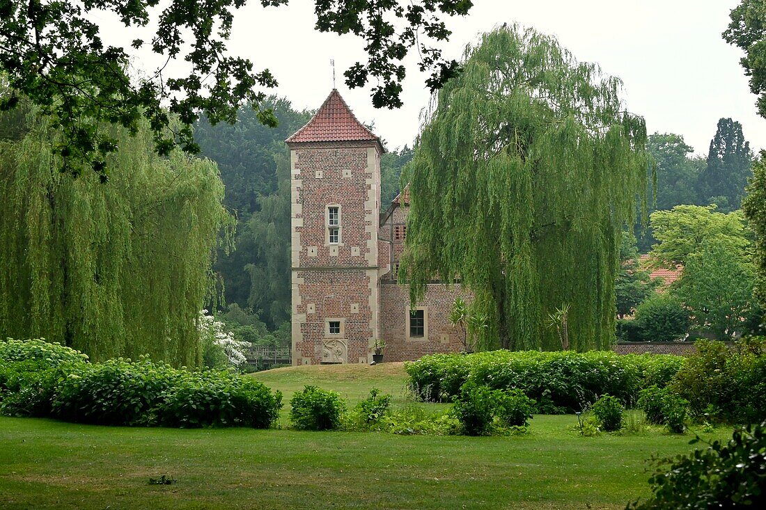Hülshoff Castle near Munster in Munsterland, NRW, Germany