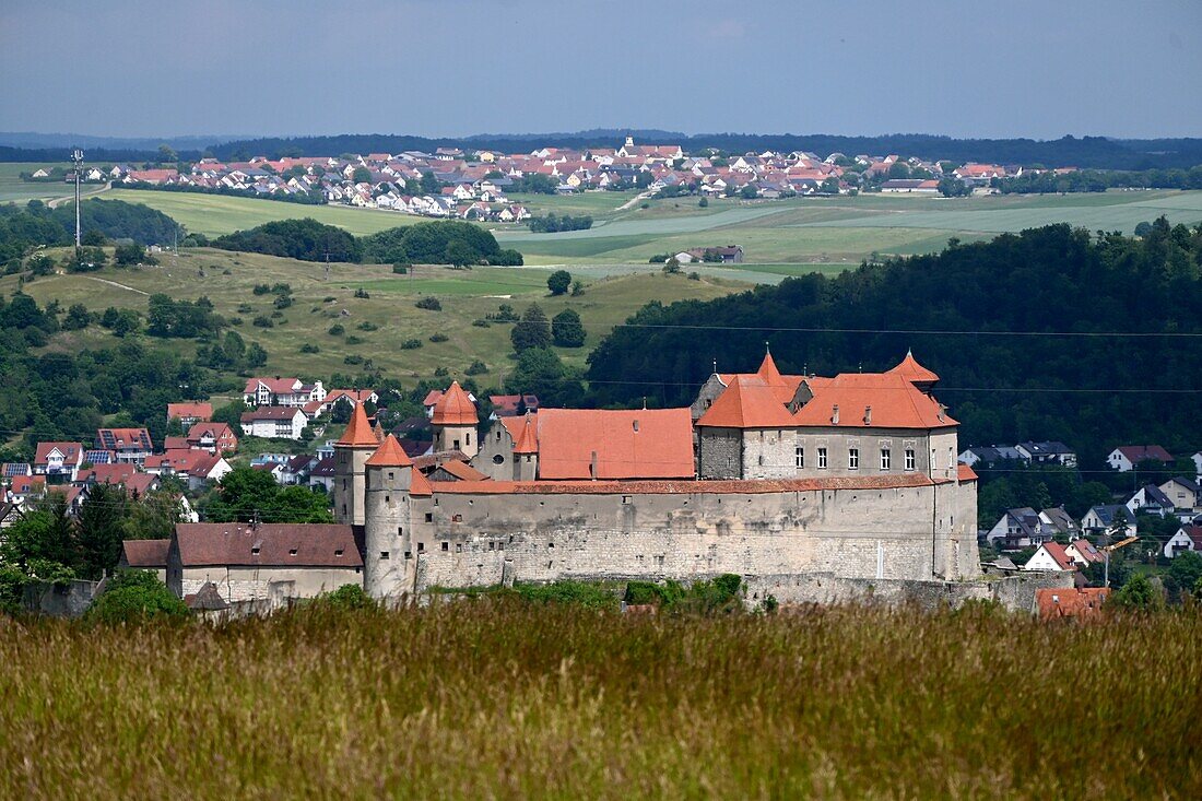 Burg Harburg bei Nördlingen, Schwaben, Bayern, Deutschland