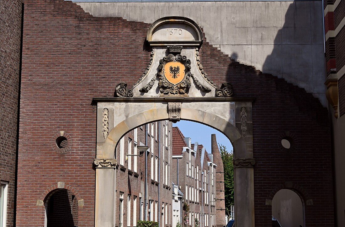 Alleys in Deventer on the IJssel, Netherlands