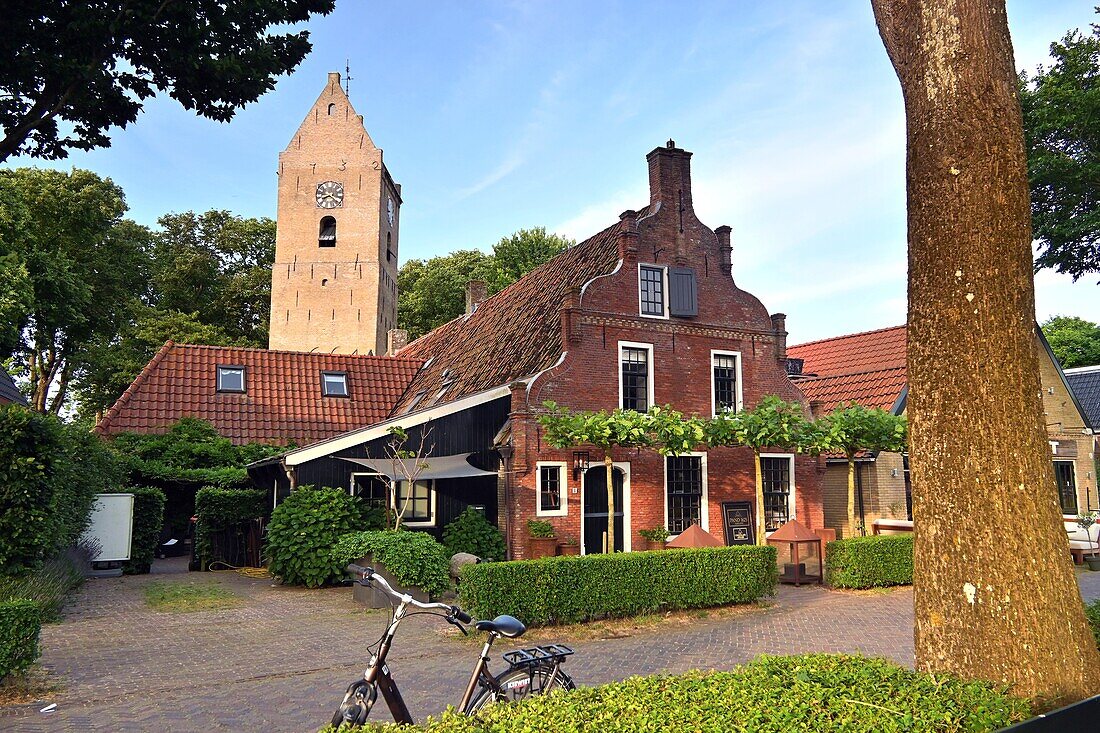 in Nes on the island of Ameland, Friesland, Netherlands