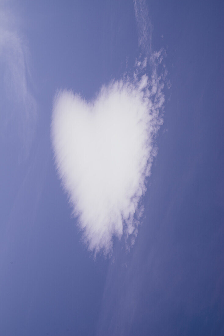 Heart shaped cloud