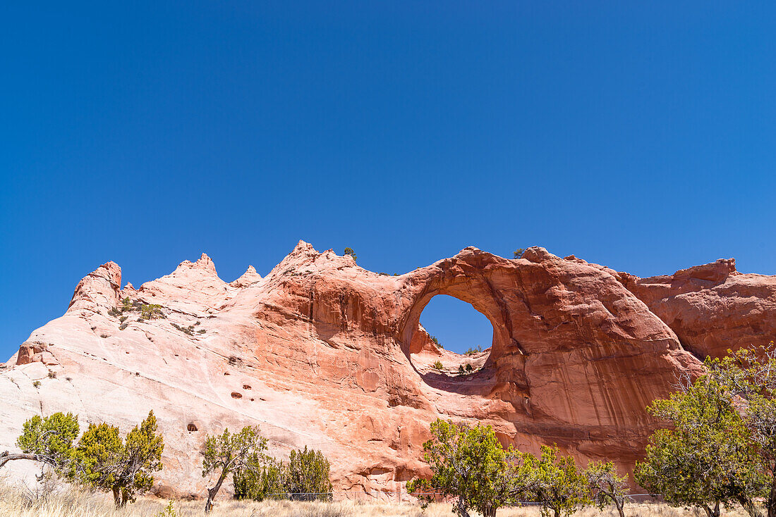 Die Window Rock-Formation, Arizona, USA