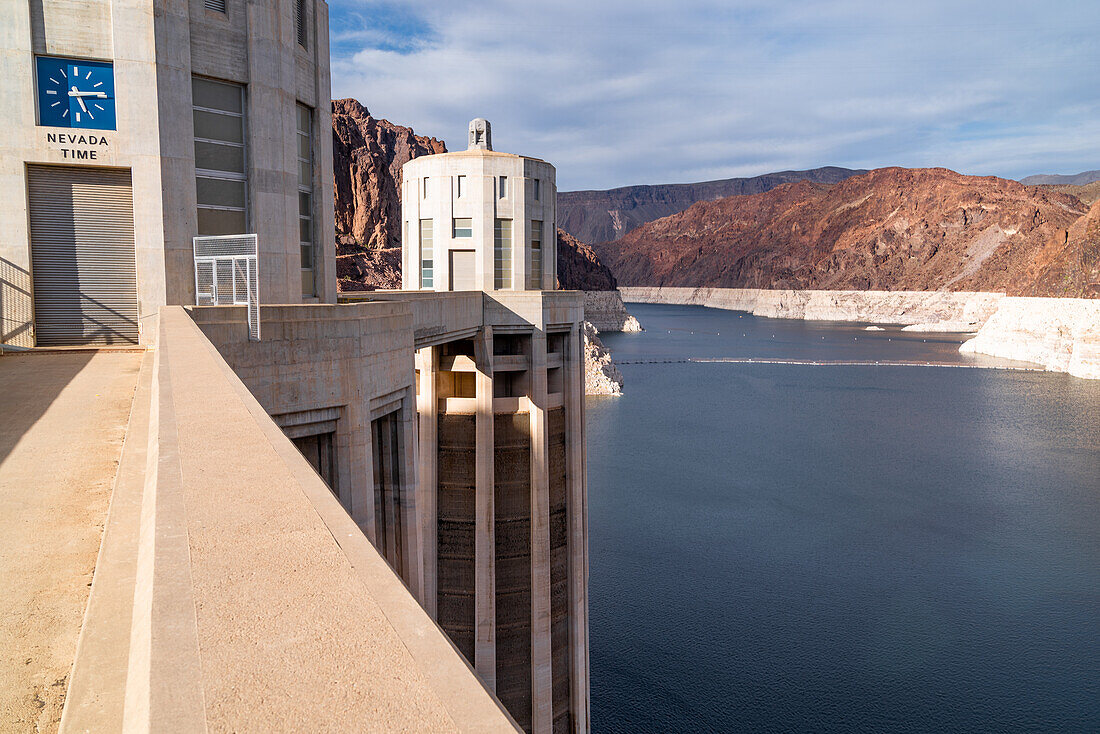 Das Kraftwerk Hoover Dam in Boulder City, Arizona, USA