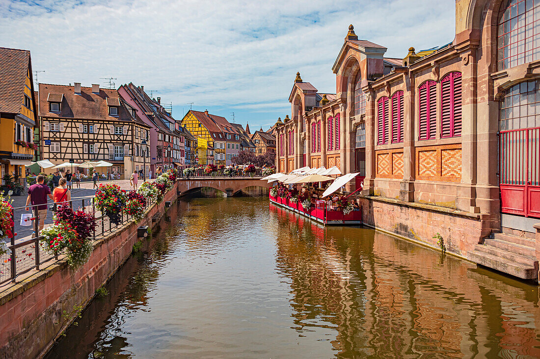 Little Venice of Colmar in Alsace, France