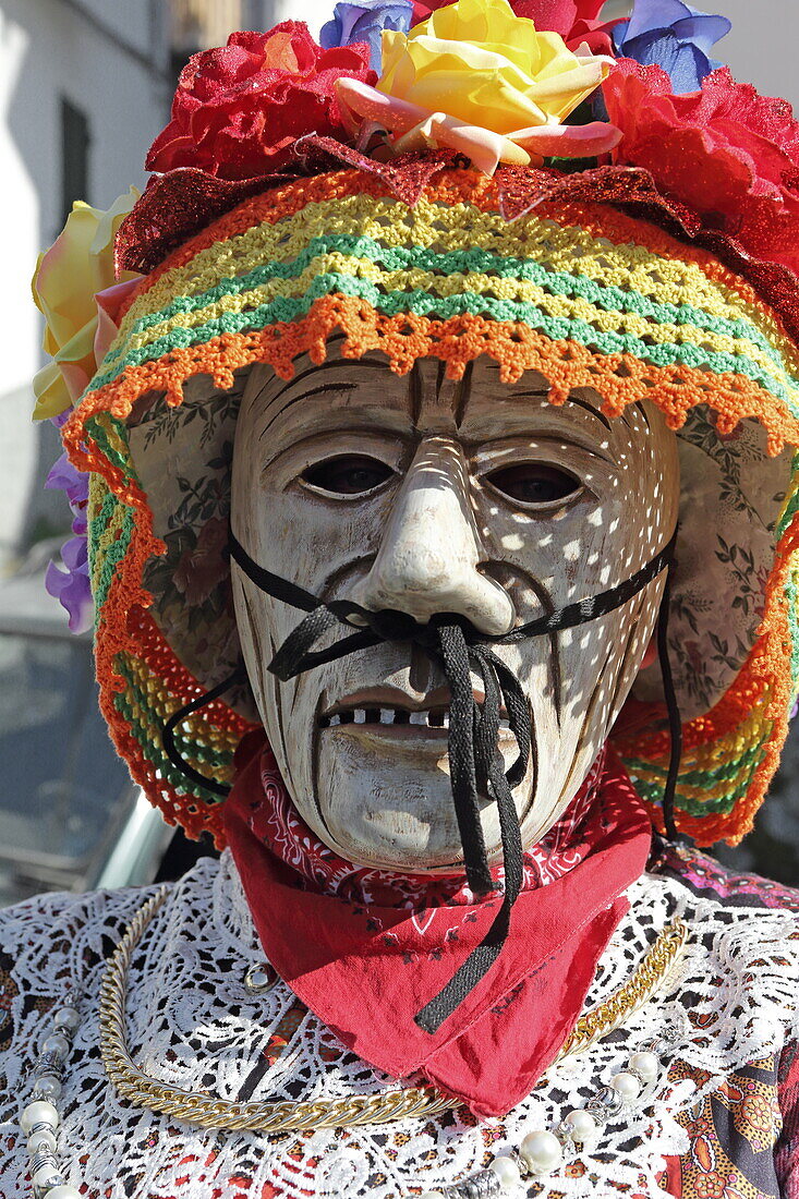 Karneval in Schignano, Comer See, Lombardei, Italien