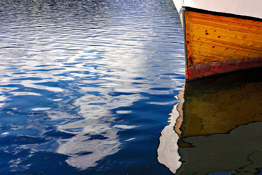 Norway, reflection at the Romarheimsfjord