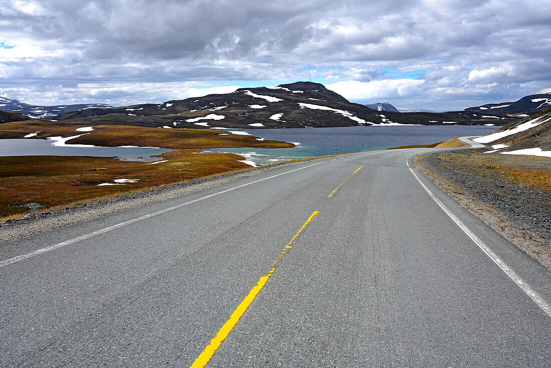 Norway, Nordkinn Peninsula, driving north to Slettnes Fyr lighthouse