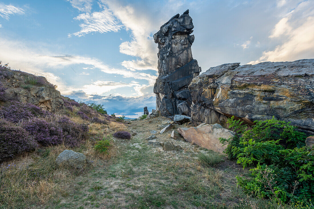 Teufelsmauer im Harz, Weddersleben bei Thale, Sachsen-Anhalt, Deutschland